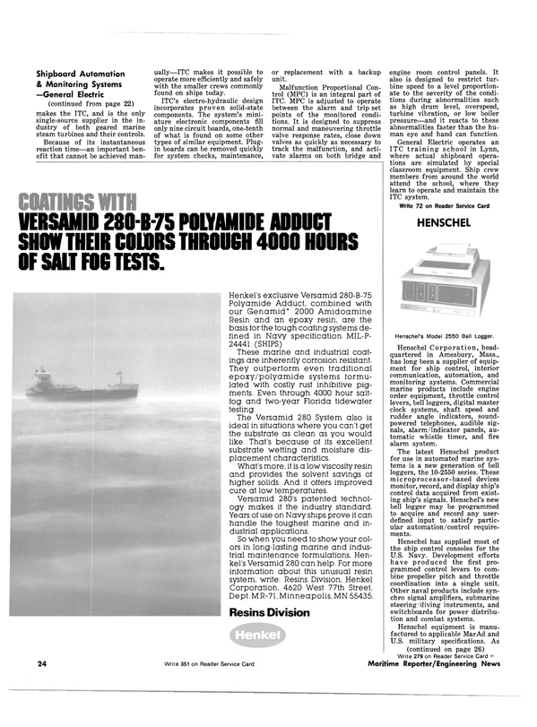 Maritime Reporter Magazine, page 22,  Jul 1981