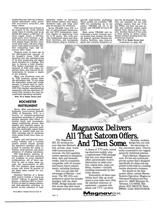 Maritime Reporter Magazine, page 29,  Jul 1981