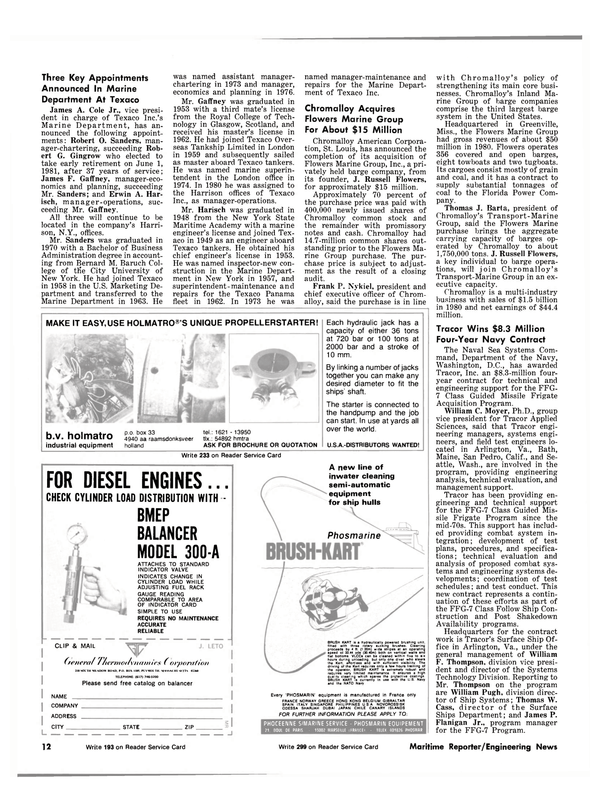 Maritime Reporter Magazine, page 8,  Aug 15, 1981