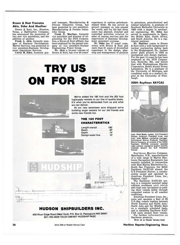 Maritime Reporter Magazine, page 20,  Aug 15, 1981