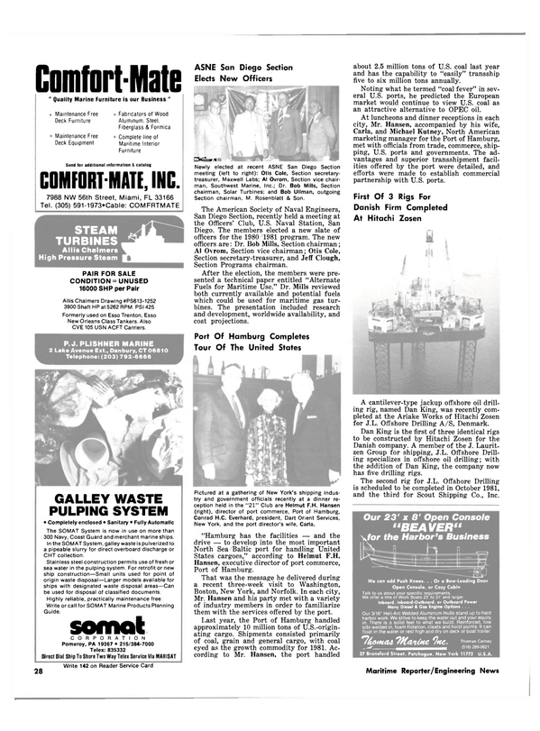 Maritime Reporter Magazine, page 22,  Aug 15, 1981