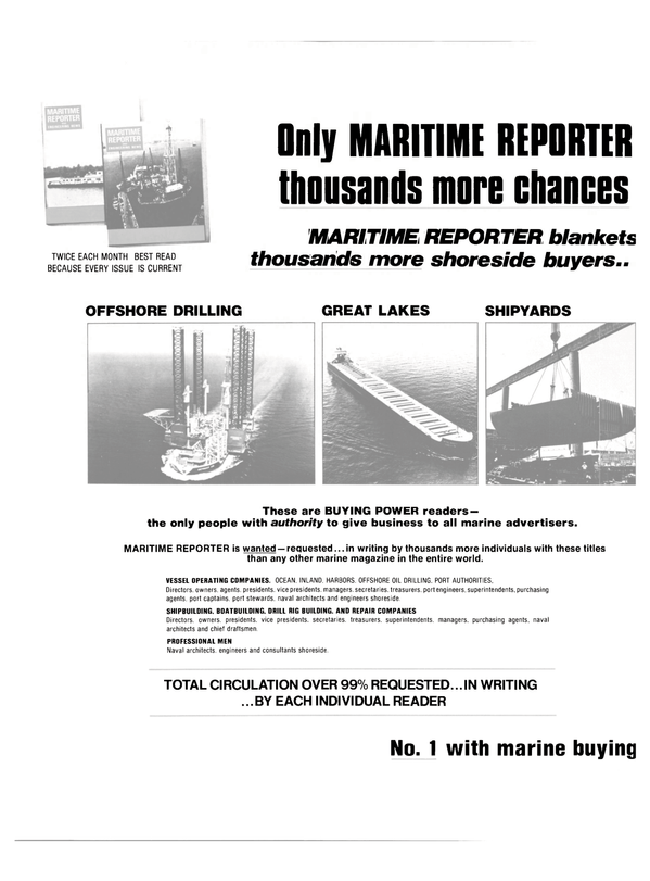 Maritime Reporter Magazine, page 26,  Aug 15, 1981