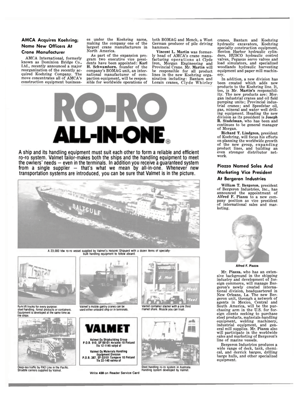 Maritime Reporter Magazine, page 12,  Sep 1981