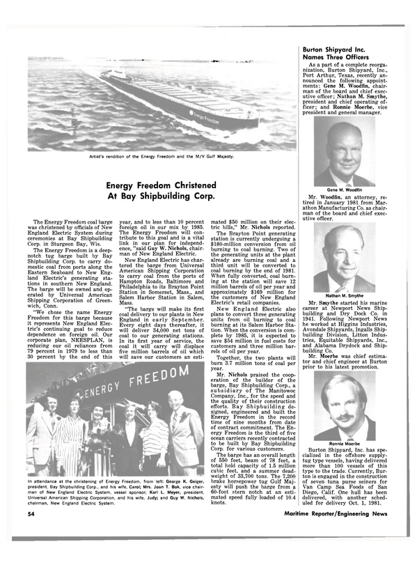 Maritime Reporter Magazine, page 52,  Sep 1981