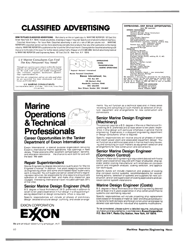 Maritime Reporter Magazine, page 56,  Oct 15, 1981