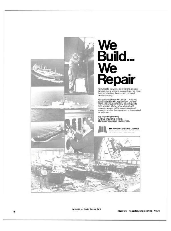 Maritime Reporter Magazine, page 20,  Nov 1981