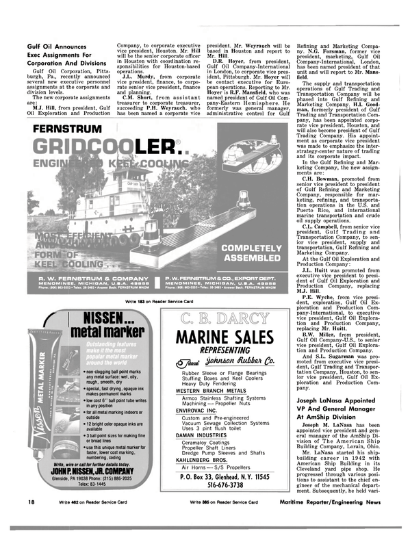 Maritime Reporter Magazine, page 16,  Dec 15, 1981