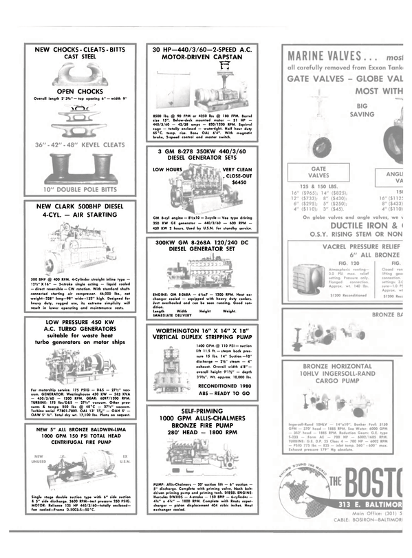 Maritime Reporter Magazine, page 24,  Feb 15, 1983