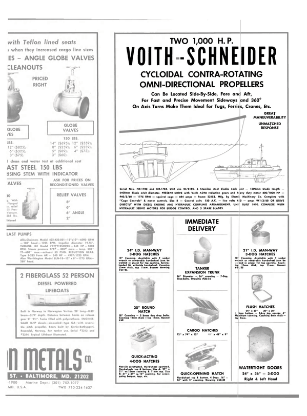 Maritime Reporter Magazine, page 25,  Feb 15, 1983