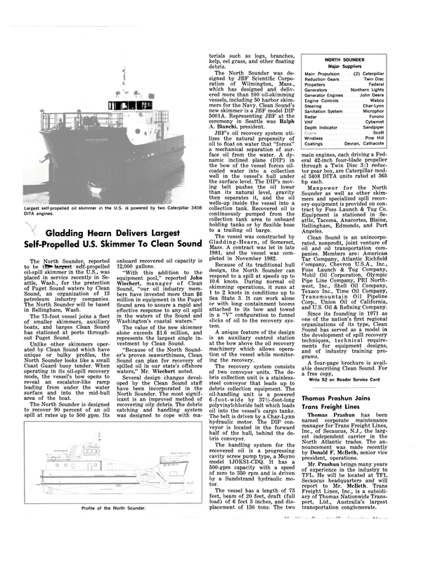 Maritime Reporter Magazine, page 36,  Mar 15, 1983