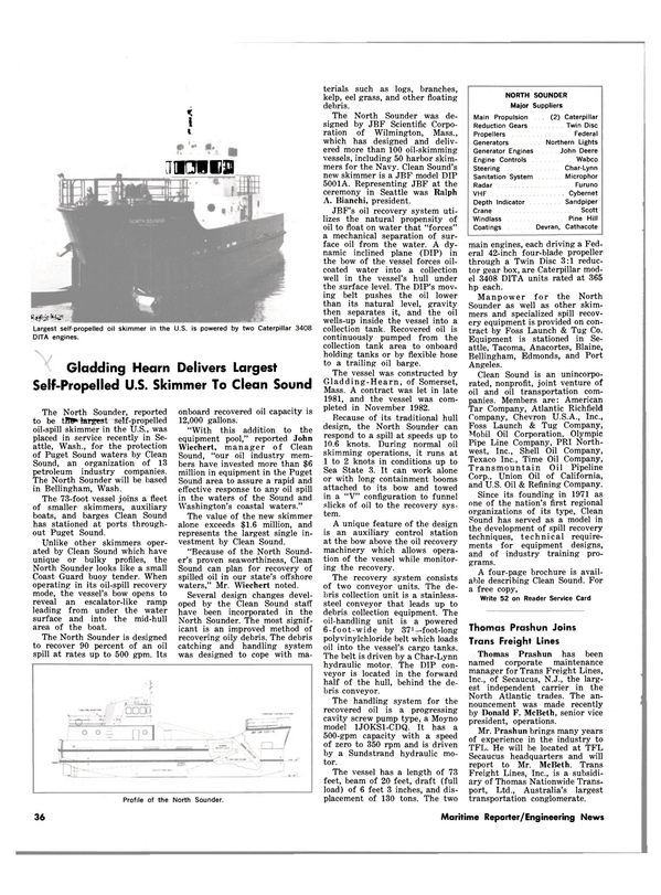 Maritime Reporter Magazine, page 38,  Mar 15, 1983