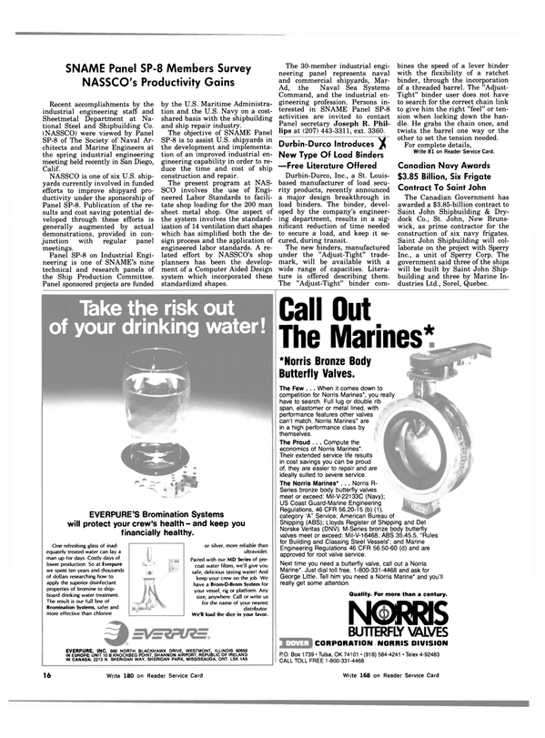 Maritime Reporter Magazine, page 14,  Aug 1983