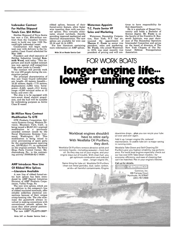 Maritime Reporter Magazine, page 21,  Nov 1983