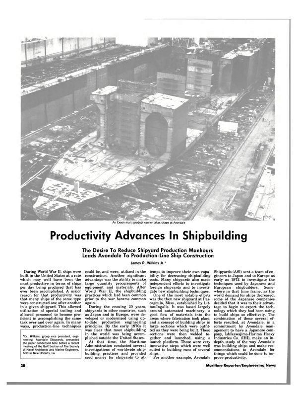 Maritime Reporter Magazine, page 38,  Nov 15, 1983