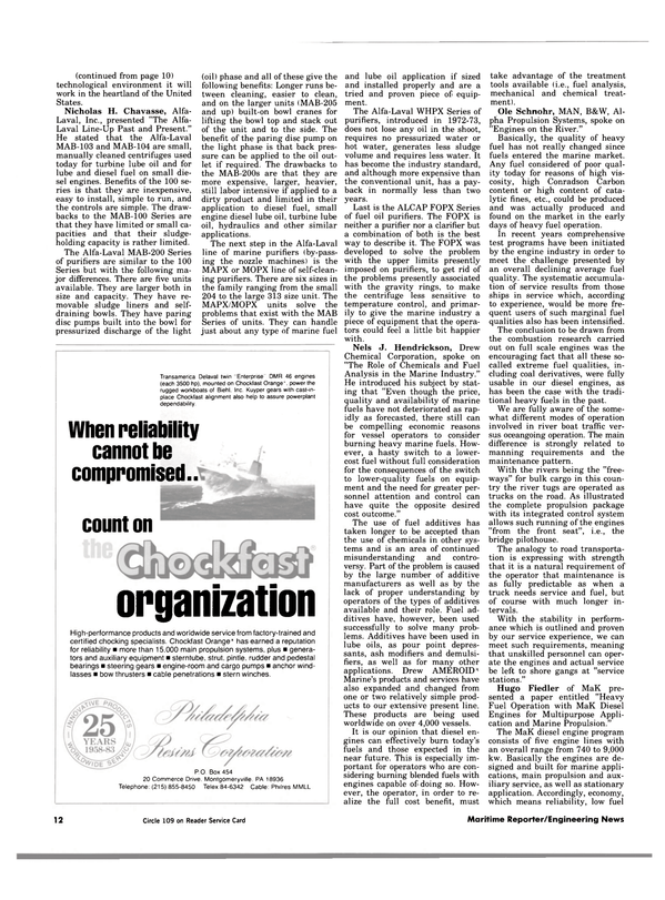 Maritime Reporter Magazine, page 10,  Jan 1984
