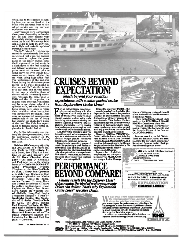 Maritime Reporter Magazine, page 13,  Jan 1984