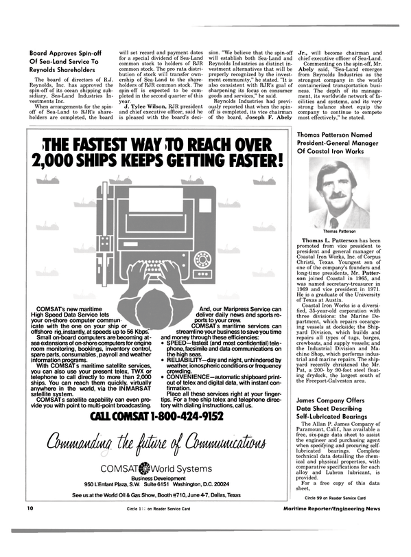 Maritime Reporter Magazine, page 8,  Apr 1984