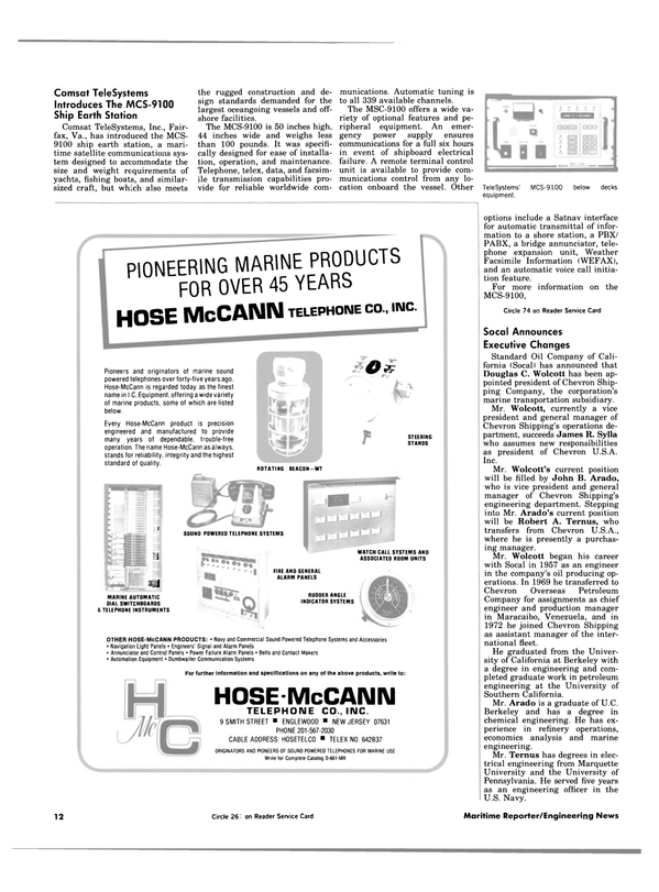 Maritime Reporter Magazine, page 10,  Jul 1984