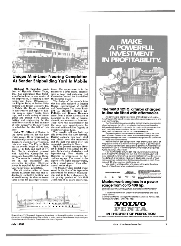 Maritime Reporter Magazine, page 5,  Jul 1984