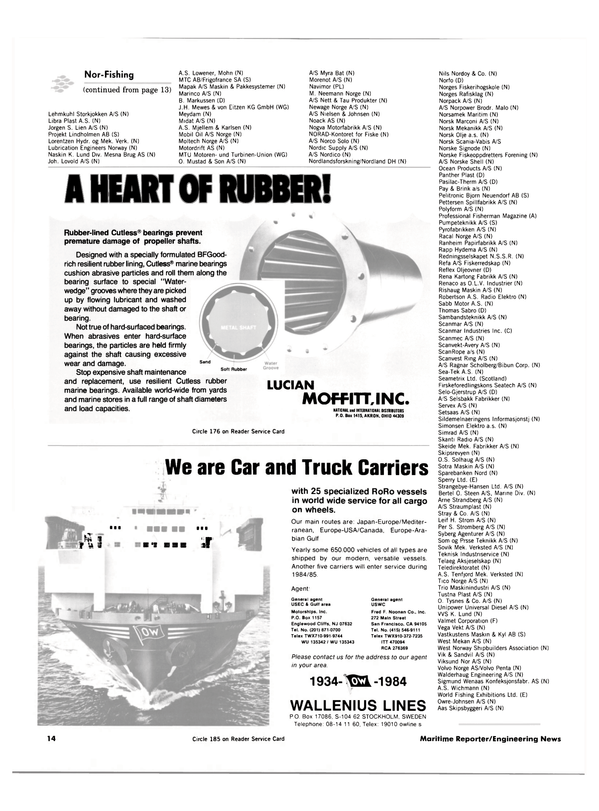Maritime Reporter Magazine, page 12,  Jul 15, 1984