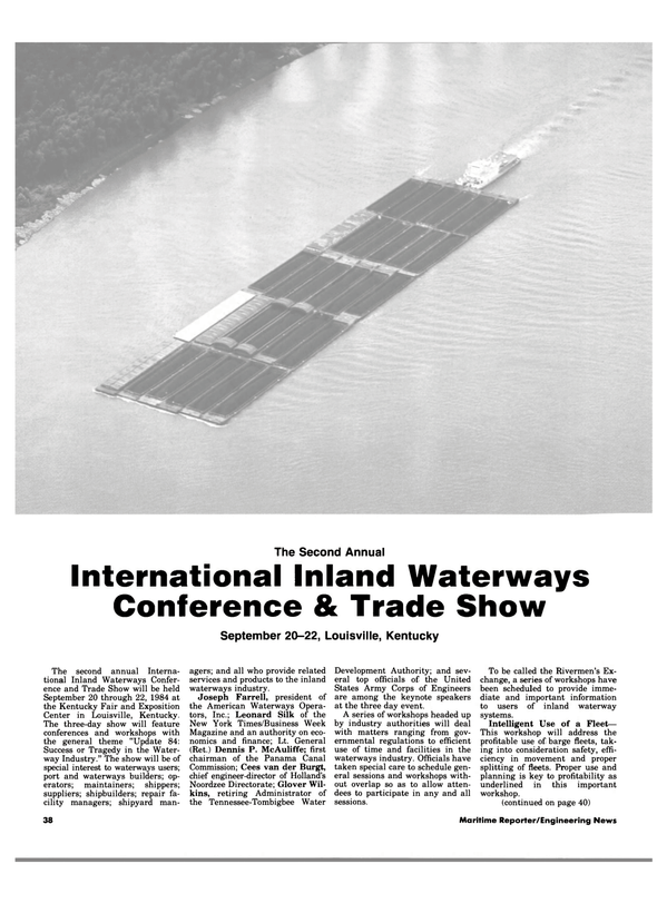 Maritime Reporter Magazine, page 36,  Aug 1984