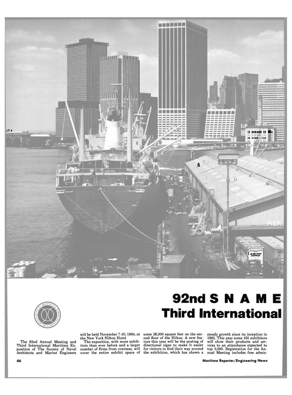 Maritime Reporter Magazine, page 42,  Nov 1984