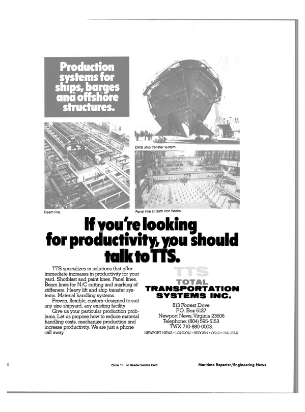 Maritime Reporter Magazine, page 66,  Nov 1984