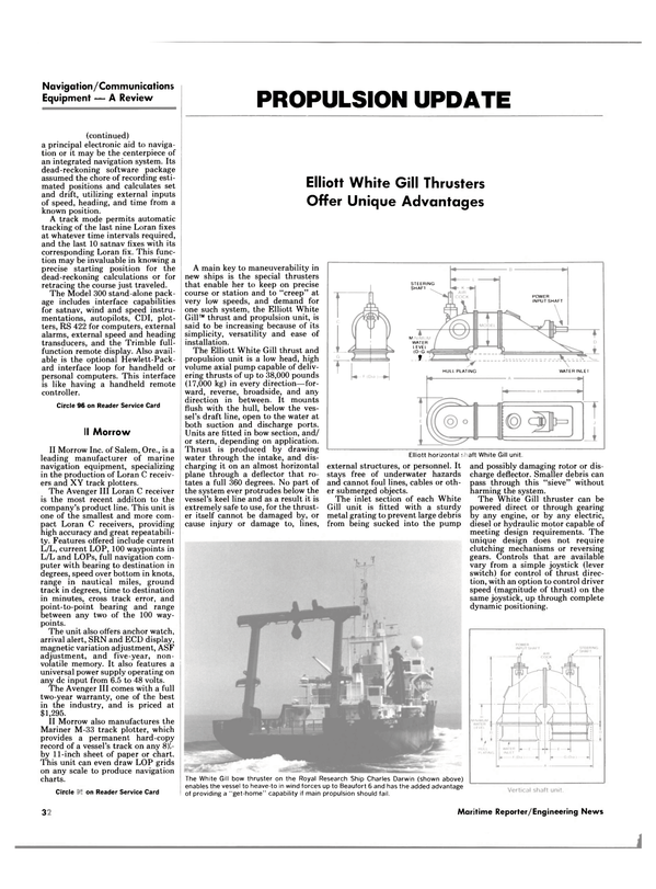 Maritime Reporter Magazine, page 32,  May 15, 1985