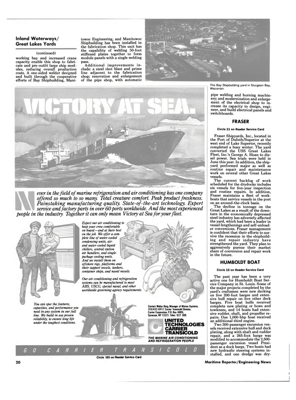 Maritime Reporter Magazine, page 18,  Aug 1985