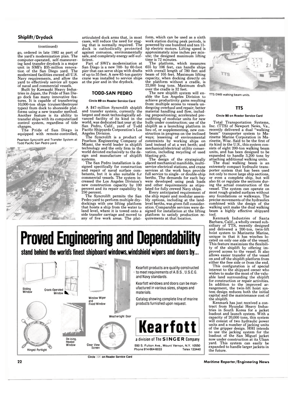 Maritime Reporter Magazine, page 22,  Sep 1985