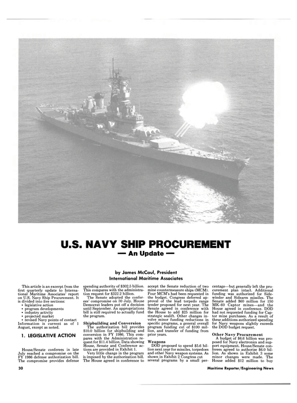 Maritime Reporter Magazine, page 30,  Sep 1985