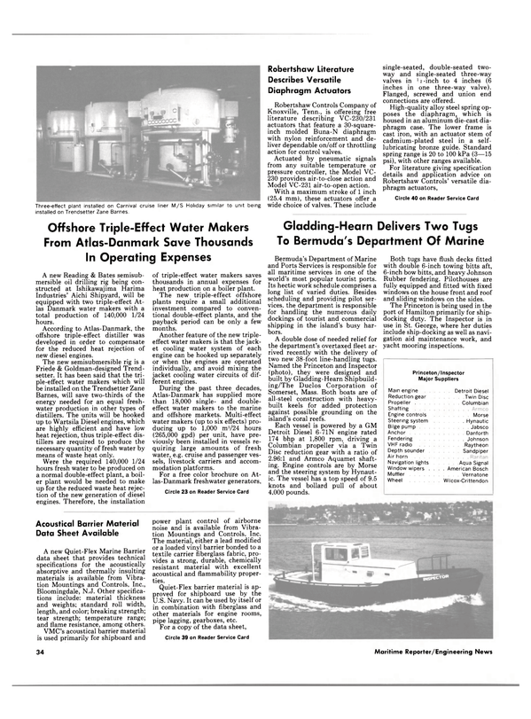 Maritime Reporter Magazine, page 32,  Jan 15, 1986