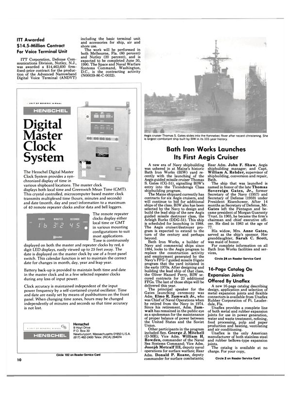 Maritime Reporter Magazine, page 8,  Feb 1986