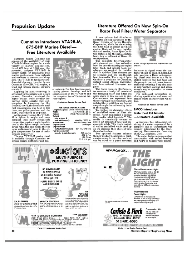 Maritime Reporter Magazine, page 76,  Apr 1986