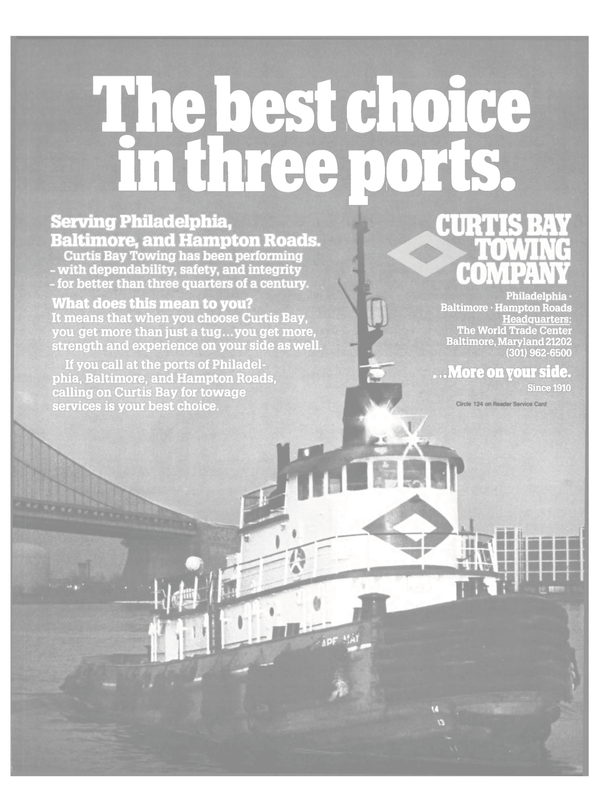 Maritime Reporter Magazine, page 11,  Aug 1986