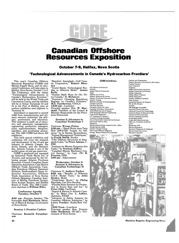 Maritime Reporter Magazine, page 40,  Oct 1986