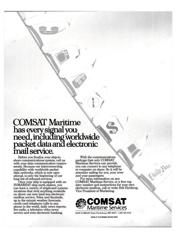 Maritime Reporter Magazine, page 7,  Jan 1988