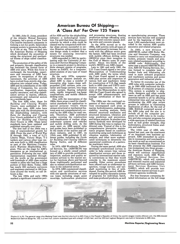 Maritime Reporter Magazine, page 50,  Feb 1988