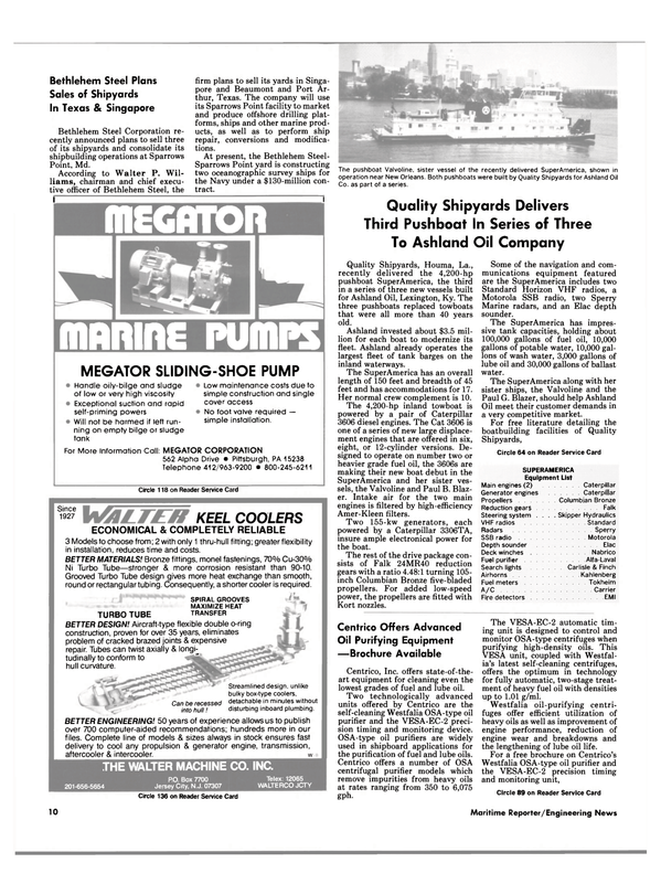 Maritime Reporter Magazine, page 8,  Mar 1988