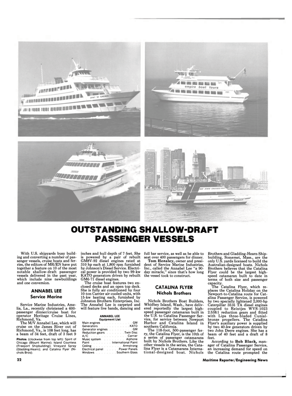 Maritime Reporter Magazine, page 20,  Aug 1988