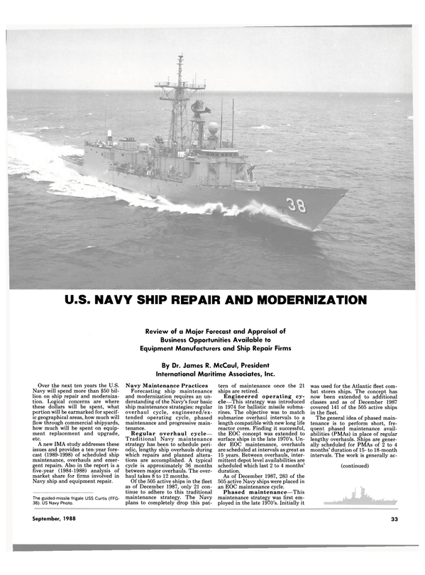 Maritime Reporter Magazine, page 27,  Sep 1988