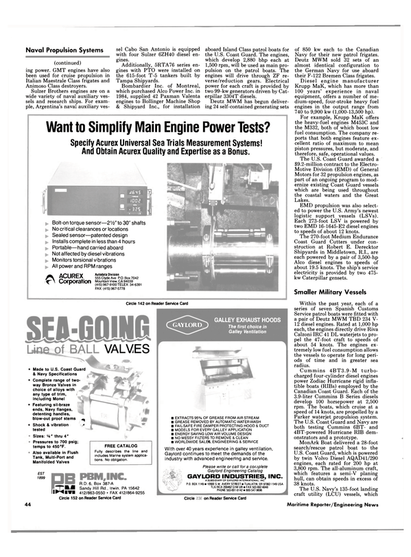 Maritime Reporter Magazine, page 38,  Sep 1988