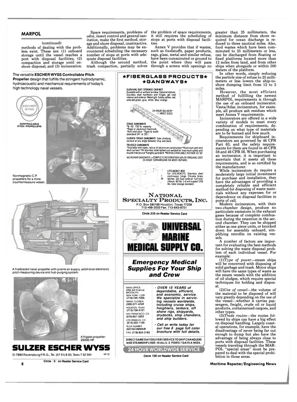 Maritime Reporter Magazine, page 6,  Sep 1988