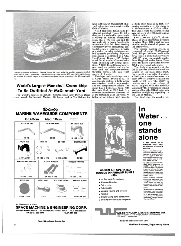 Maritime Reporter Magazine, page 29,  Oct 1988