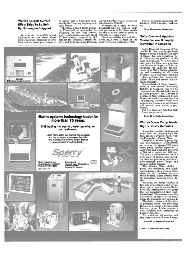 Maritime Reporter Magazine, page 48,  Nov 1988