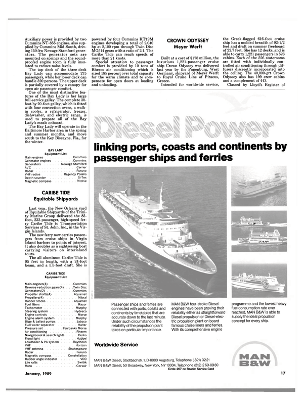 Maritime Reporter Magazine, page 15,  Jan 1989
