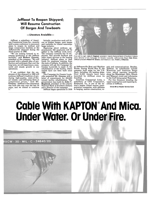 Maritime Reporter Magazine, page 66,  Apr 1989