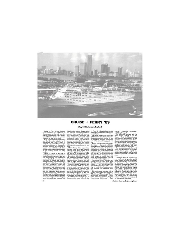 Maritime Reporter Magazine, page 10,  May 1989