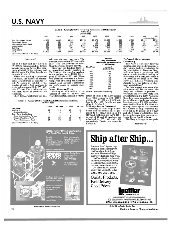 Maritime Reporter Magazine, page 22,  Jun 1989