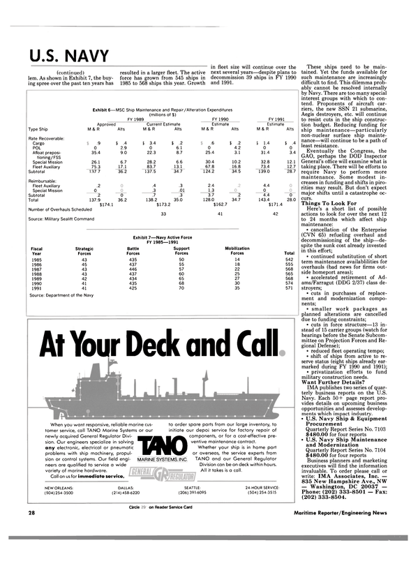 Maritime Reporter Magazine, page 24,  Jun 1989